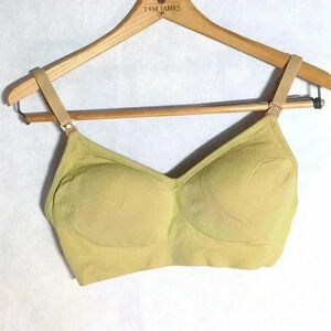 Gilligan & O'Malley light green tan Nursing Bra sz M